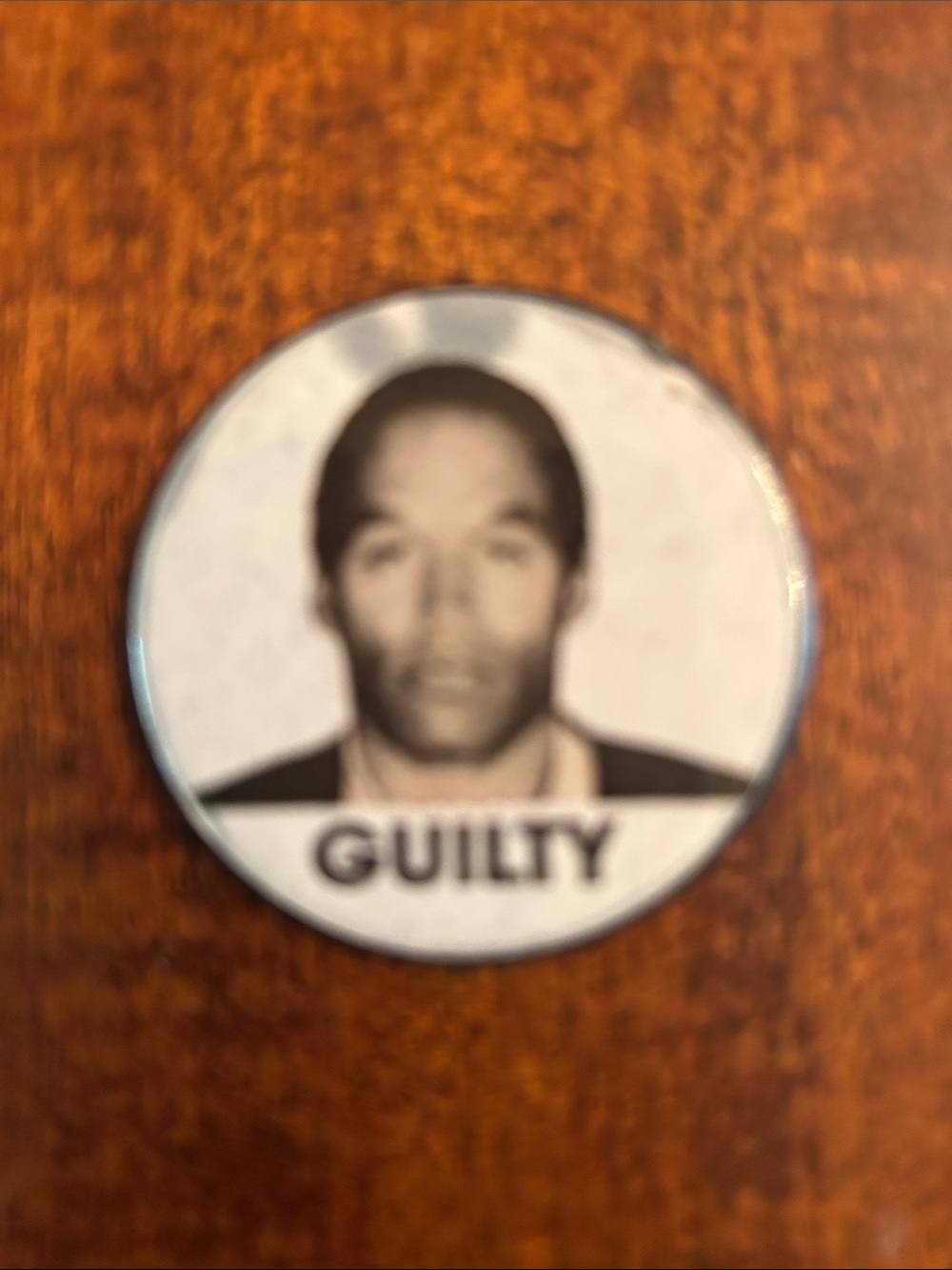 OJ SIMPSON POG SLAMMER - 2 Sided - 1994